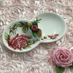 Vintage Lefton Japan 938 2 Part Relish!